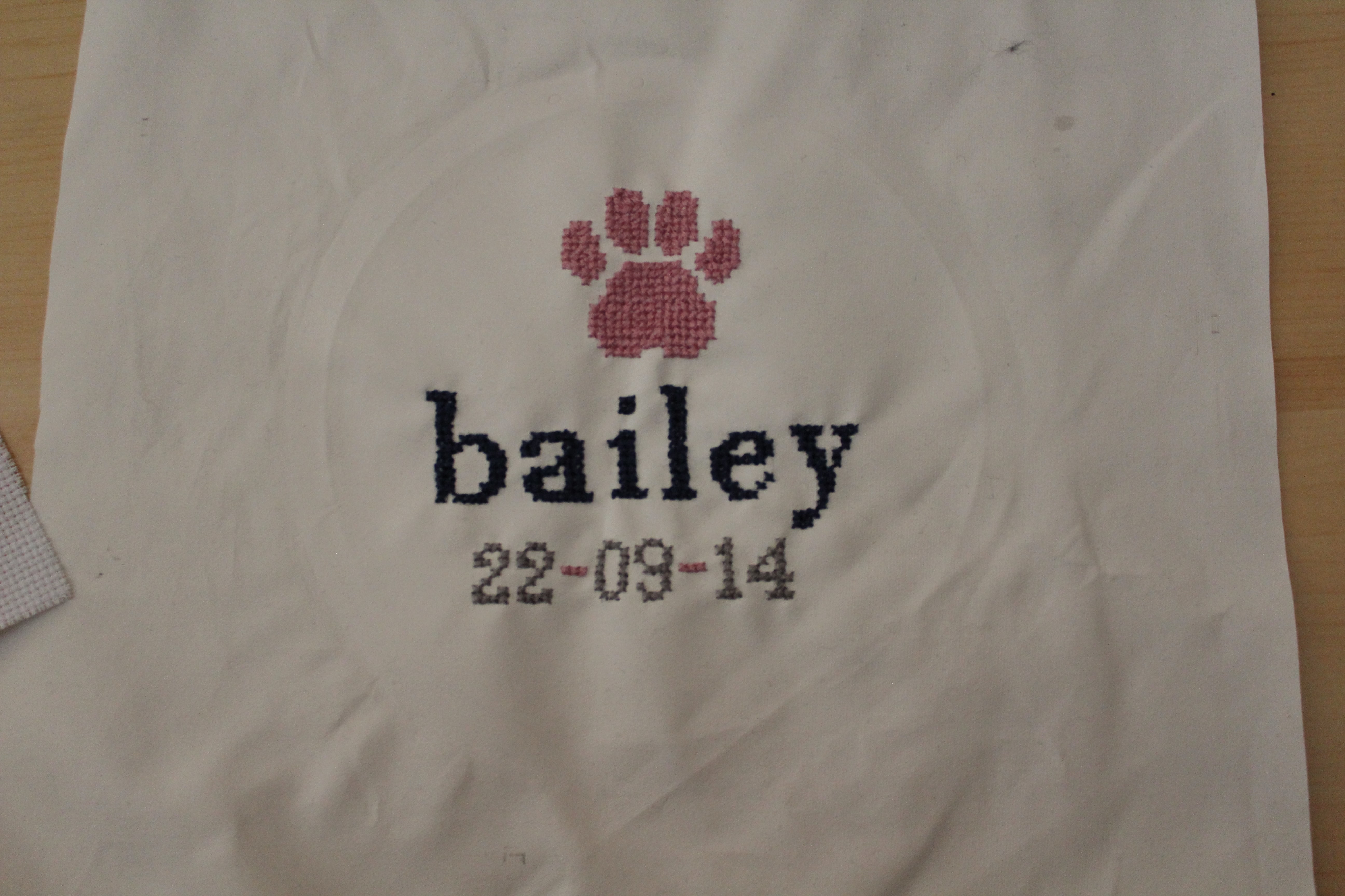 finished dog memorial