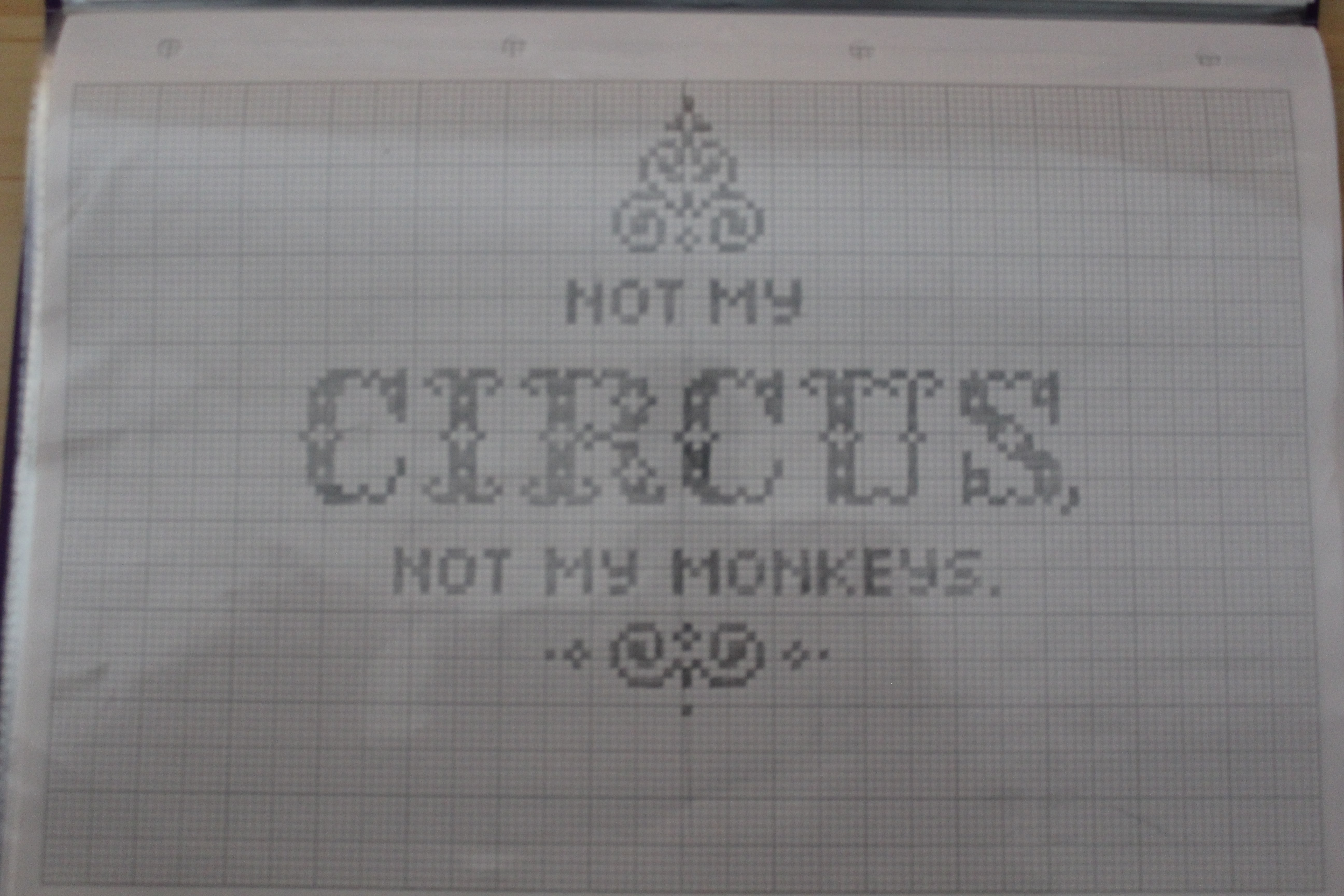 notmy circus pattern